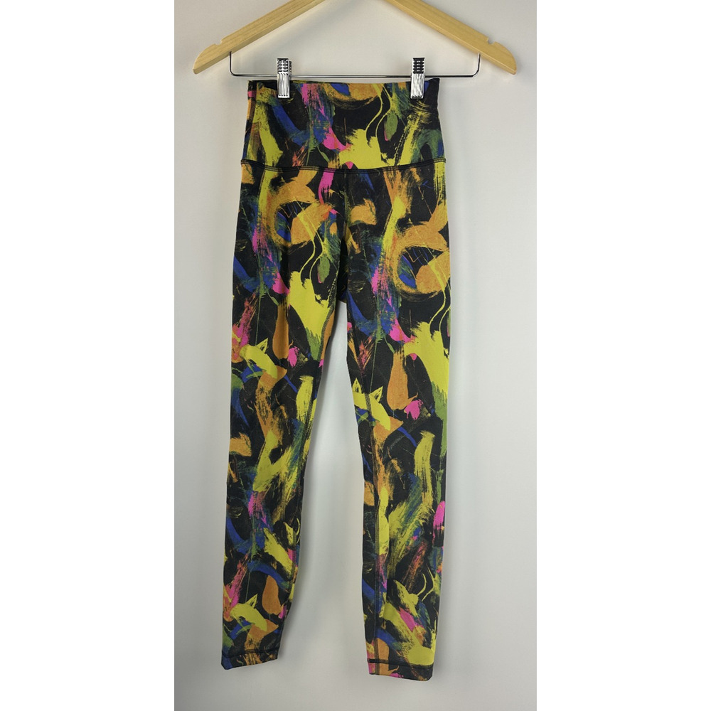 Lululemon Wunder Train Contour Fit High Rise Tight 25" Undertone Multi Size 4 - Picture 12 of 13